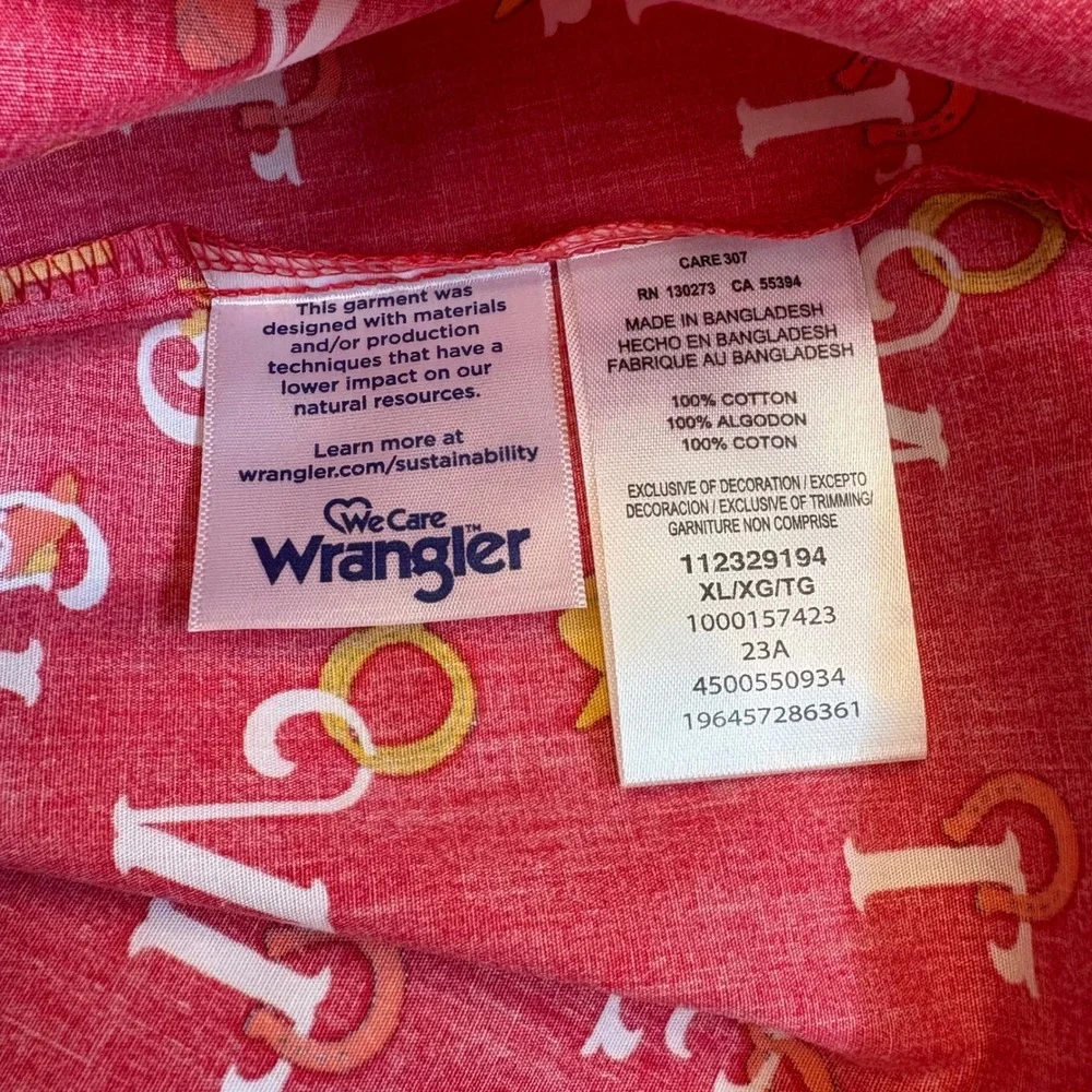Wrangler long sleeve